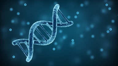 Computer generated rendering of Oligonucleotides.