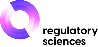 Regulatory sciences floating logo.