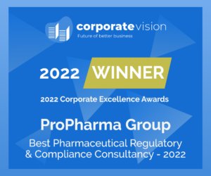 ProPharma Group Named Best Pharmaceutical Regulatory & Compliance Consultancy: 2022 Corporate Excellence Awards