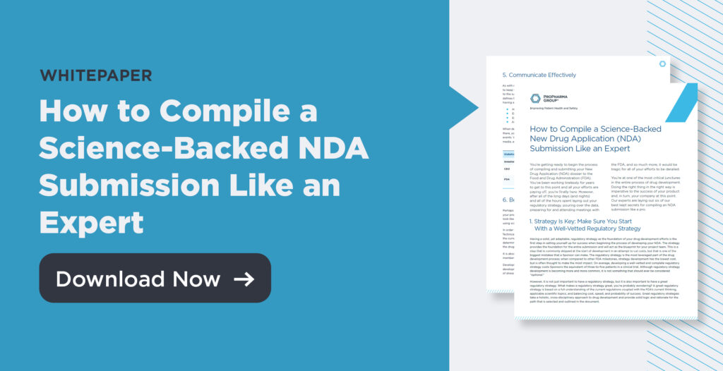 How to  Compile a Science  Backed NDA Submission Like an Expert Promo Banner