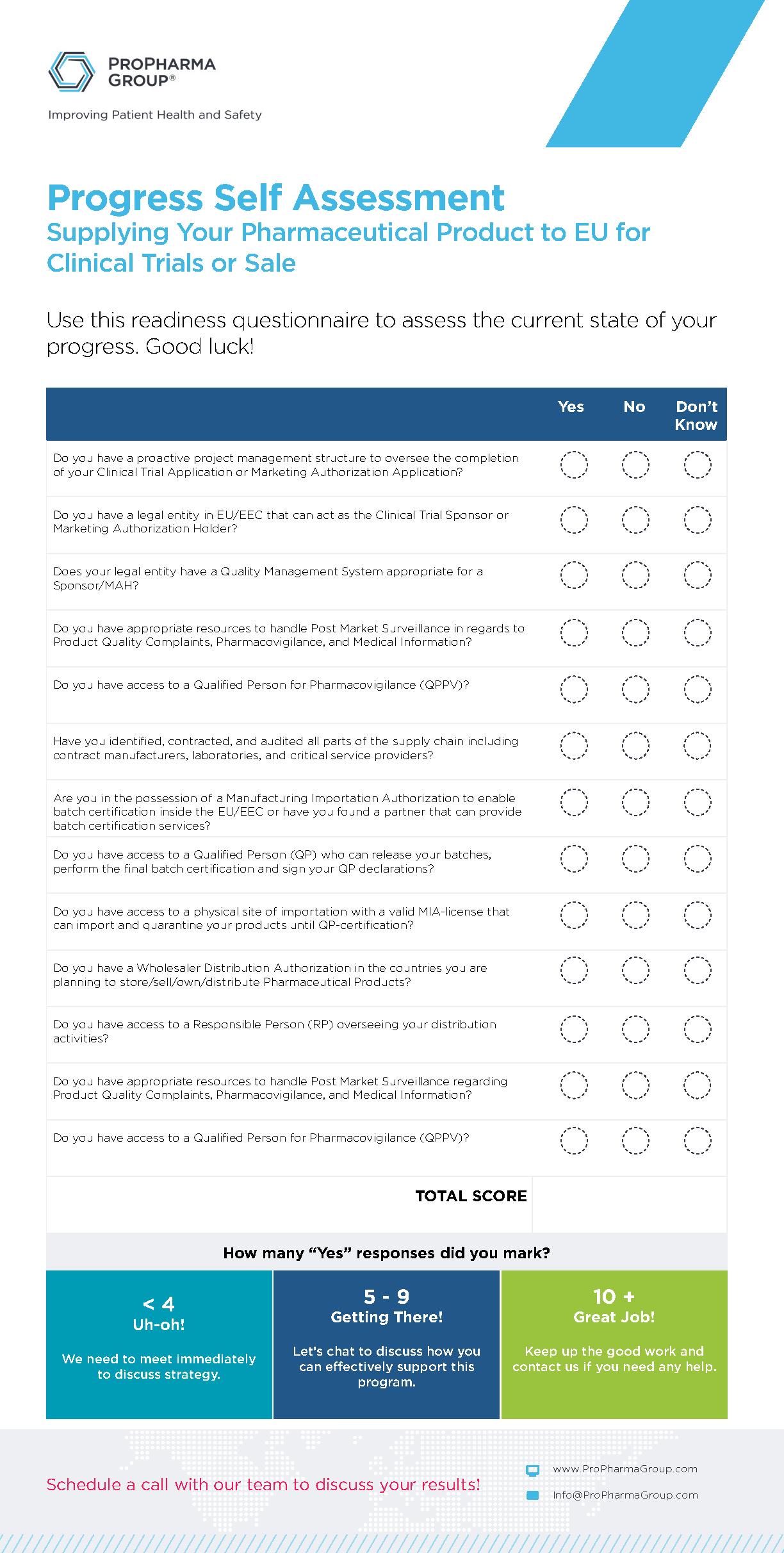 QP MIA Survey - Progress Self-Assessment Image