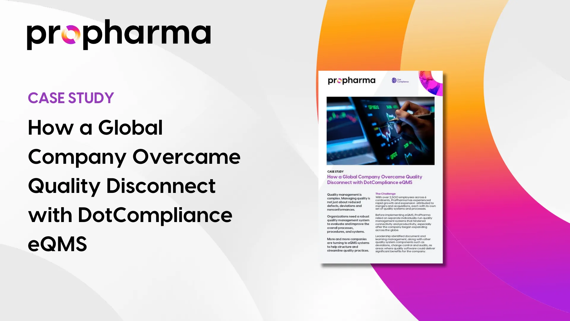 Growing a Culture of Quality and Compliance - ProPharma