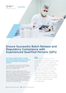 Ensure Successful Batch Release, Regulatory Compliance with Experienced Qualified Persons - ProPharma
