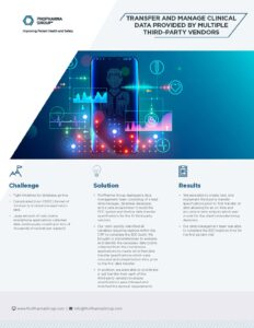 Transfer and Manage Clinical Data Provided by Multiple Third-Party Vendors Image