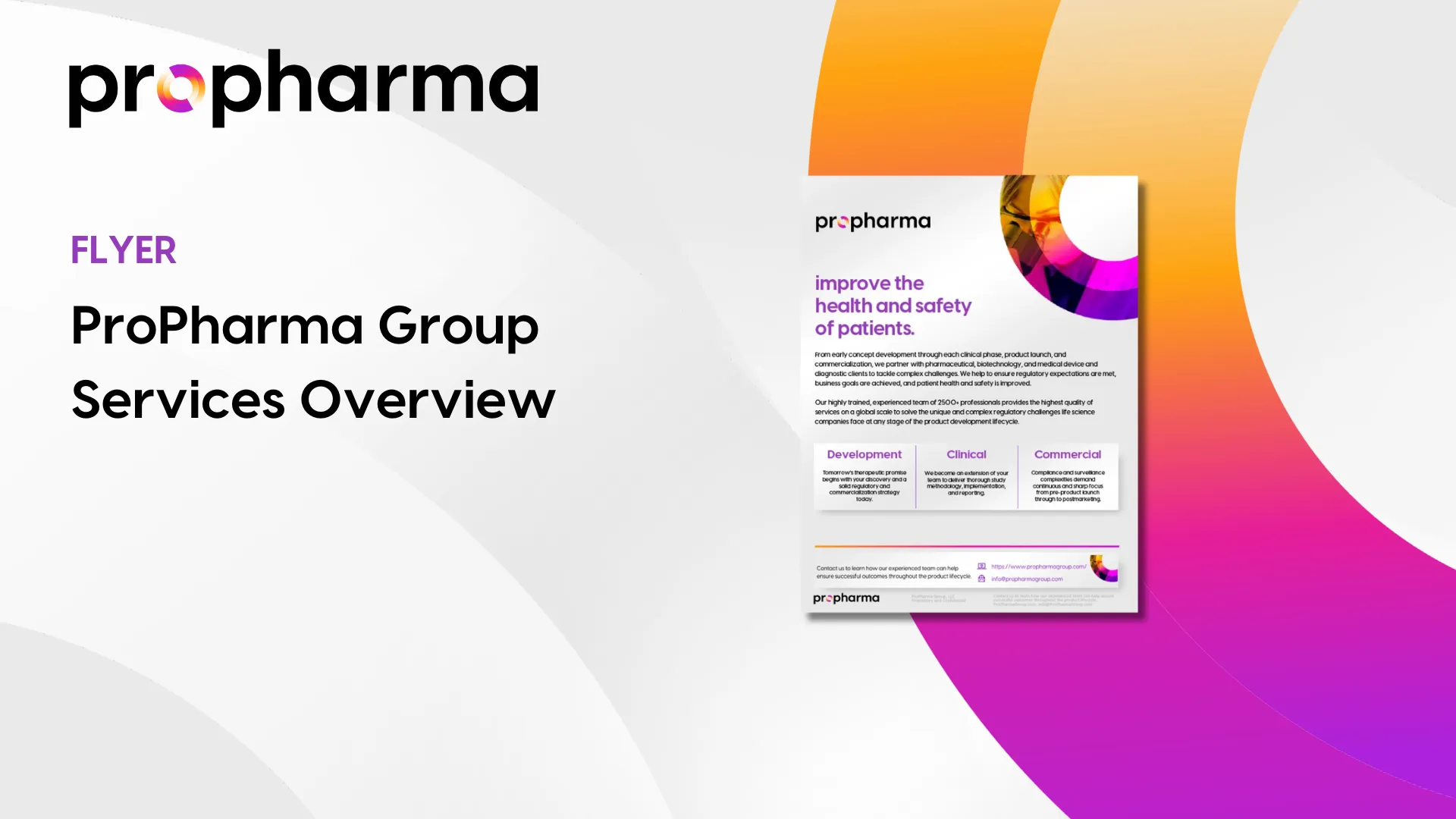 ProPharma Group Services Overview