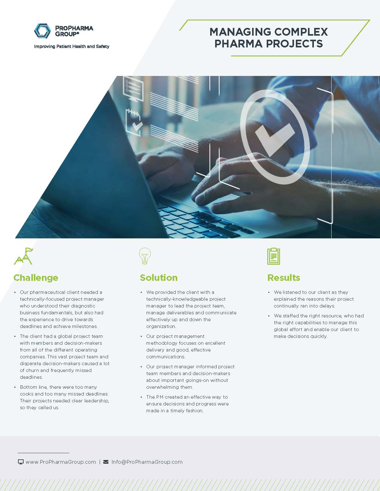 Managing Complex Pharmaceutical Projects Image