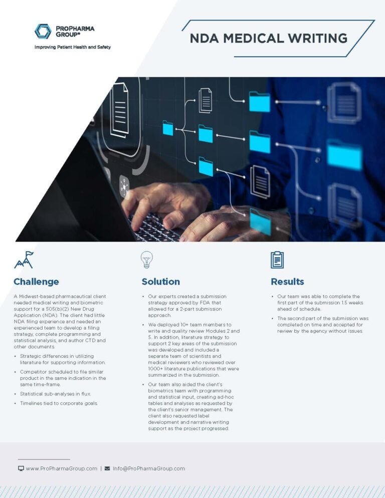 How a Two-Part NDA Regulatory Strategy Resulted in Submission Success Image