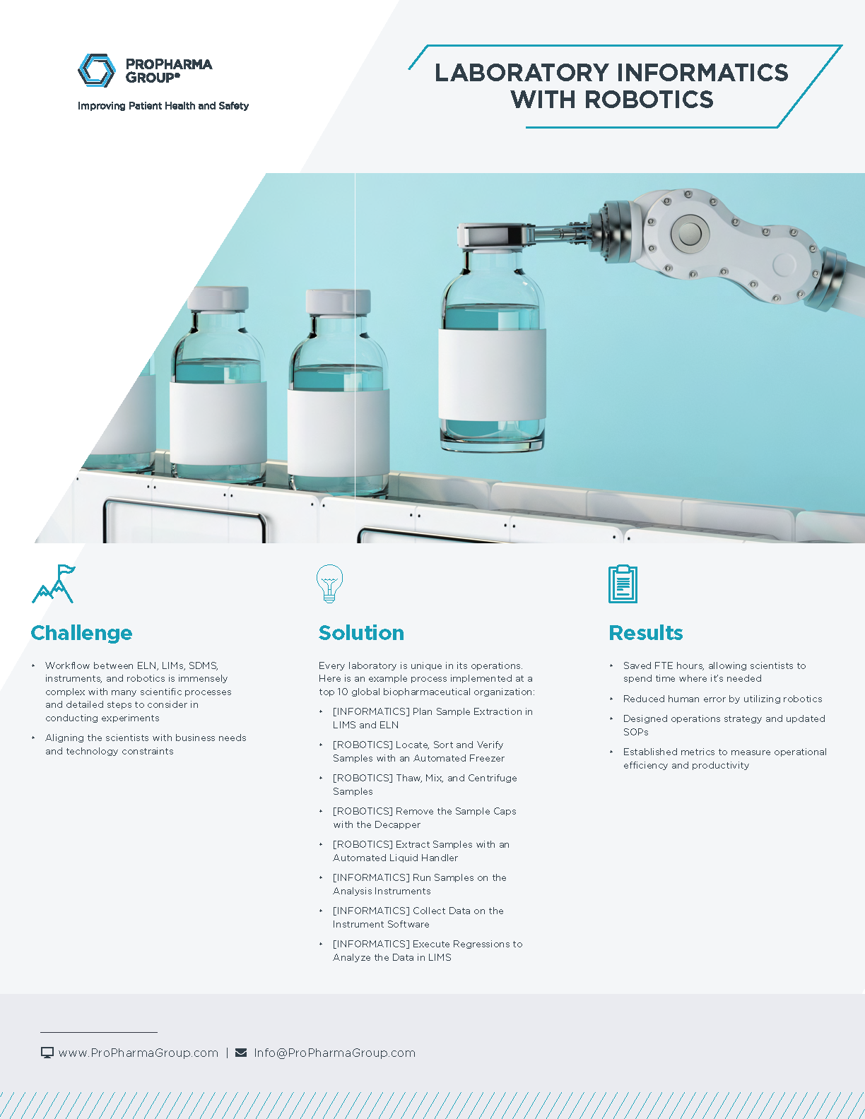 Laboratory Informatics with Robotics Image