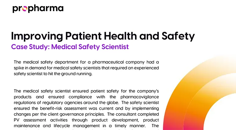 Medical Safety Scientist Case Study