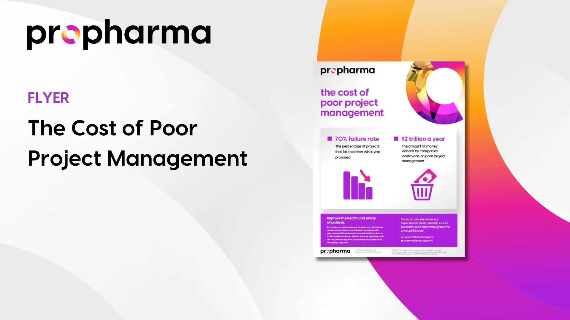 The Cost of Poor Project Management - ProPharma