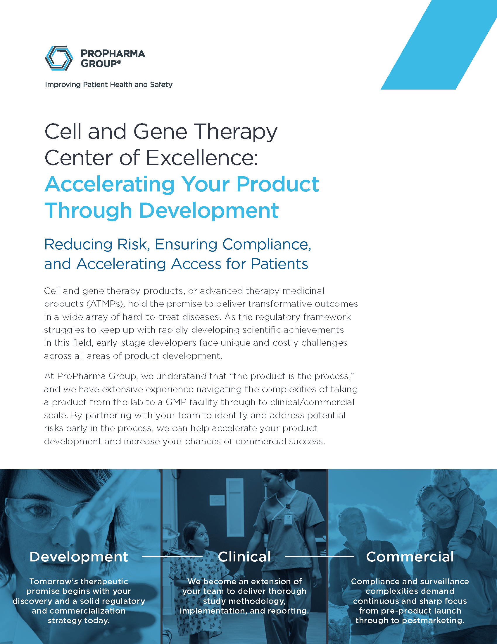 Cell and Gene Therapy Center of Excellence Image