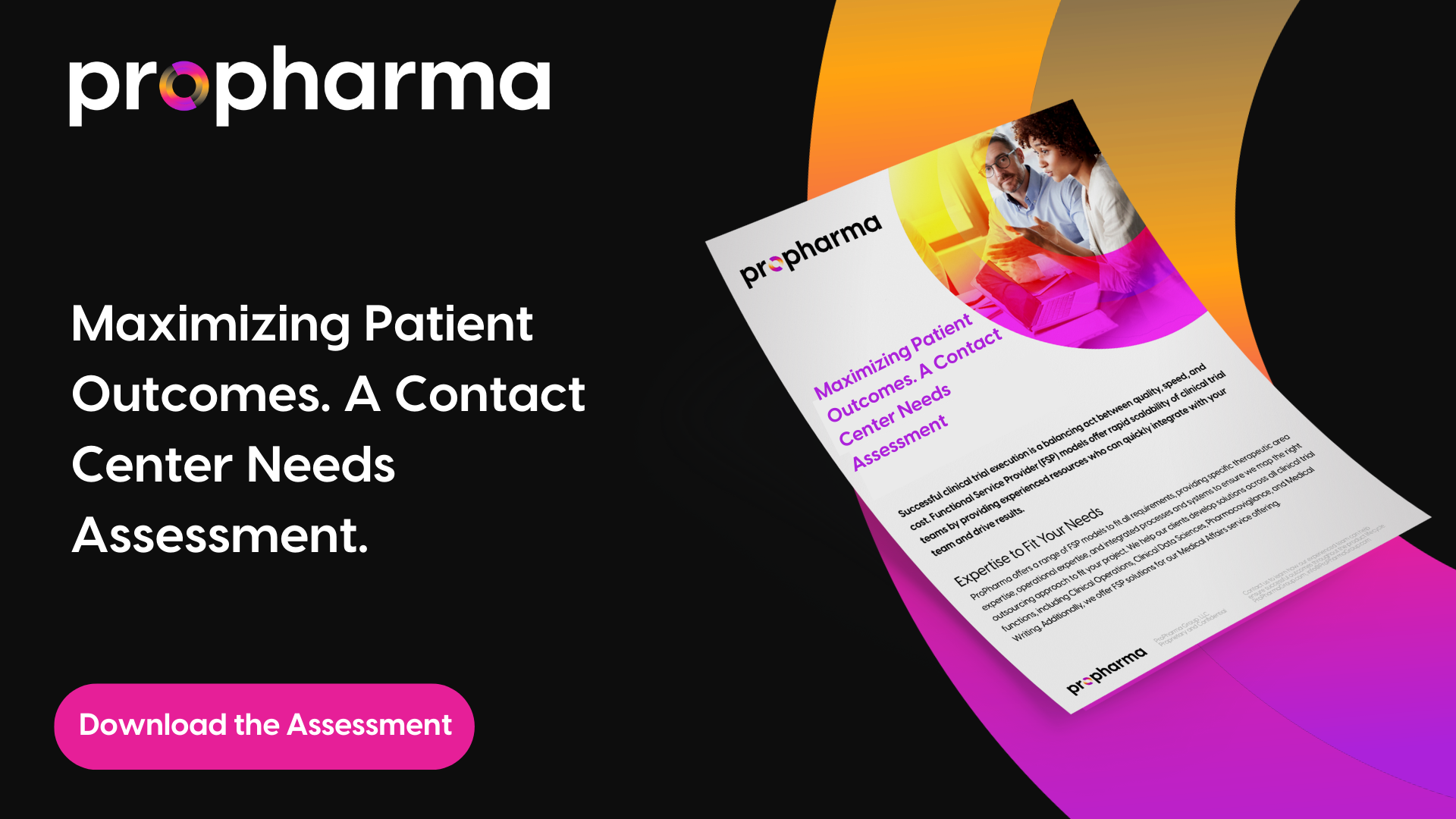 Maximizing Patient Outcomes. A Contact Center Needs Assessment. Image