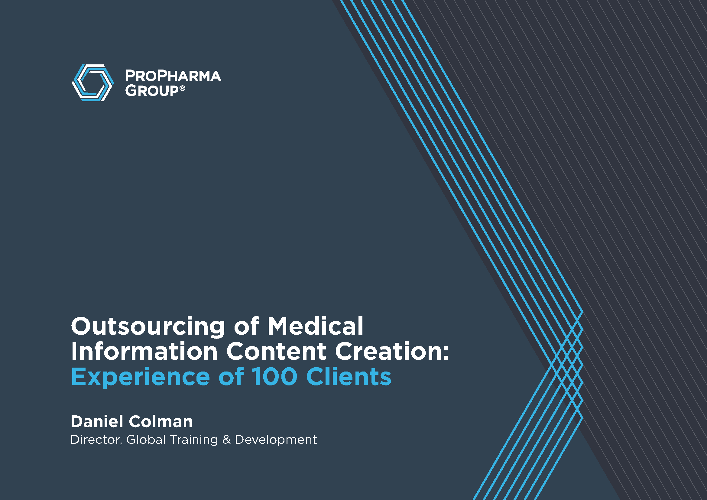 Outsourcing of Medical Information Content Creation: Experience of 100 Clients