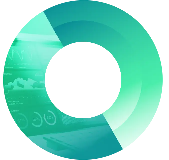 Research and development technology flywheel heading logo.