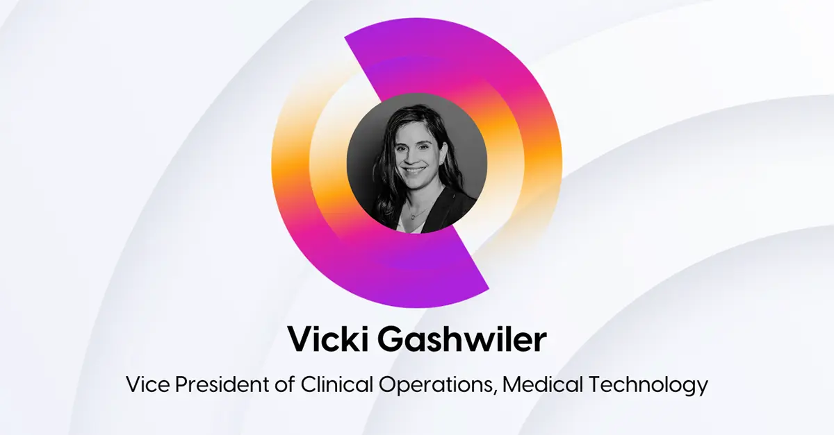 Vicki Gashwiler, Vice President of Clinical Operations, Medical Technology